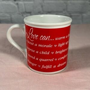 Hallmark Valentines Day Mug Love can Warm a Heart Coffee Mug